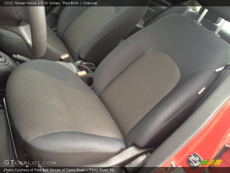 Red Brick / Charcoal 2012 Nissan Versa 1.6 SV Sedan