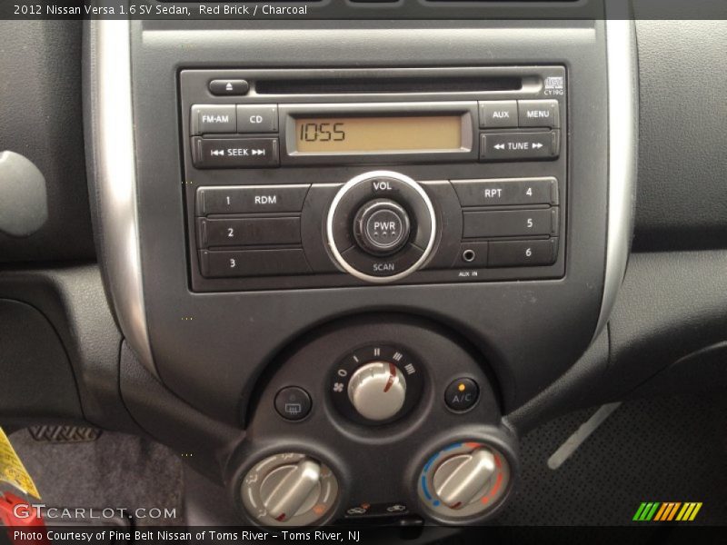 Red Brick / Charcoal 2012 Nissan Versa 1.6 SV Sedan