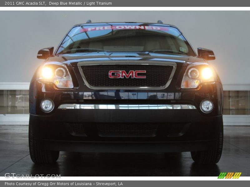 Deep Blue Metallic / Light Titanium 2011 GMC Acadia SLT