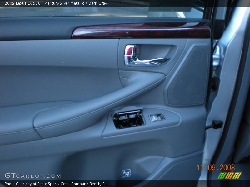 Mercury Silver Metallic / Dark Gray 2009 Lexus LX 570