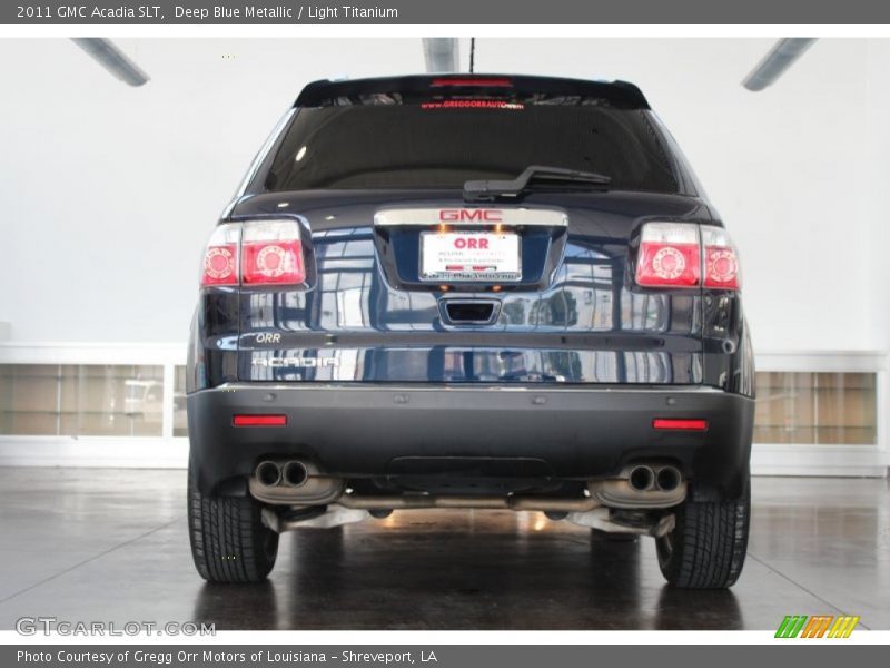 Deep Blue Metallic / Light Titanium 2011 GMC Acadia SLT