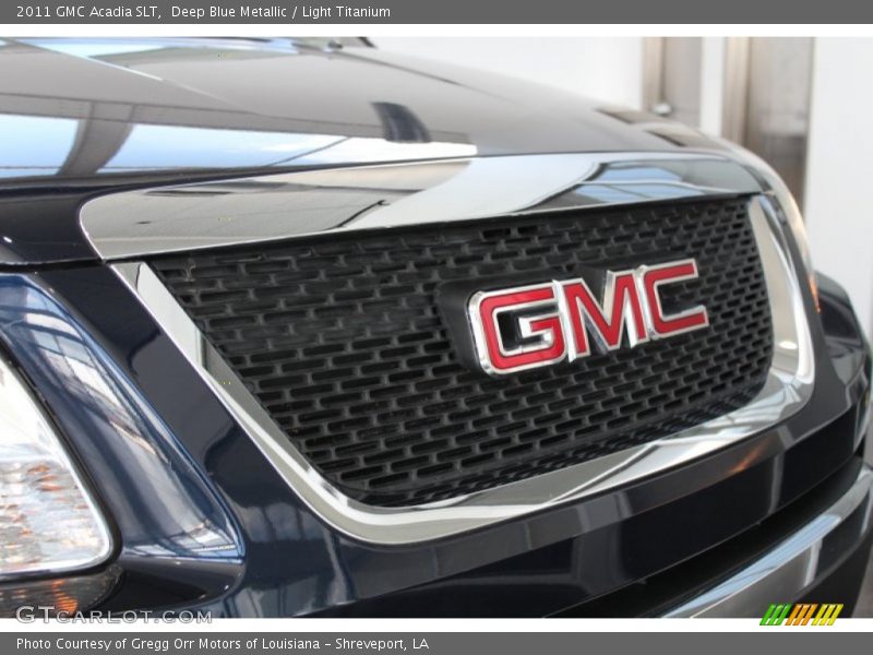 Deep Blue Metallic / Light Titanium 2011 GMC Acadia SLT