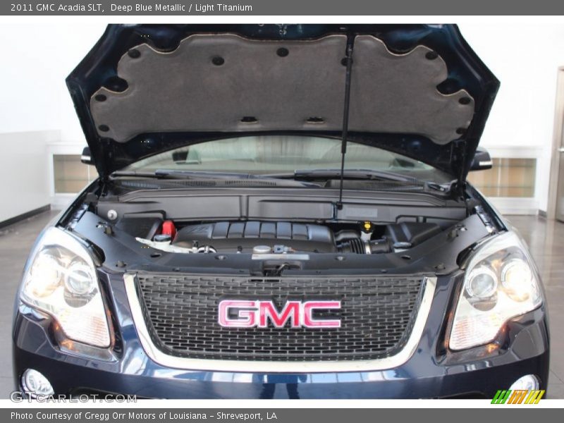 Deep Blue Metallic / Light Titanium 2011 GMC Acadia SLT