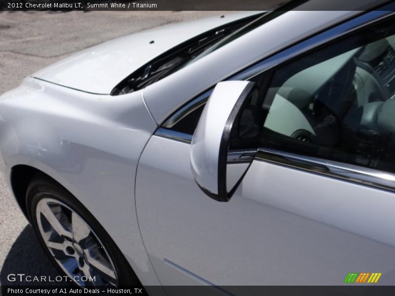 Summit White / Titanium 2012 Chevrolet Malibu LT
