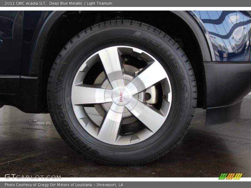 Deep Blue Metallic / Light Titanium 2011 GMC Acadia SLT