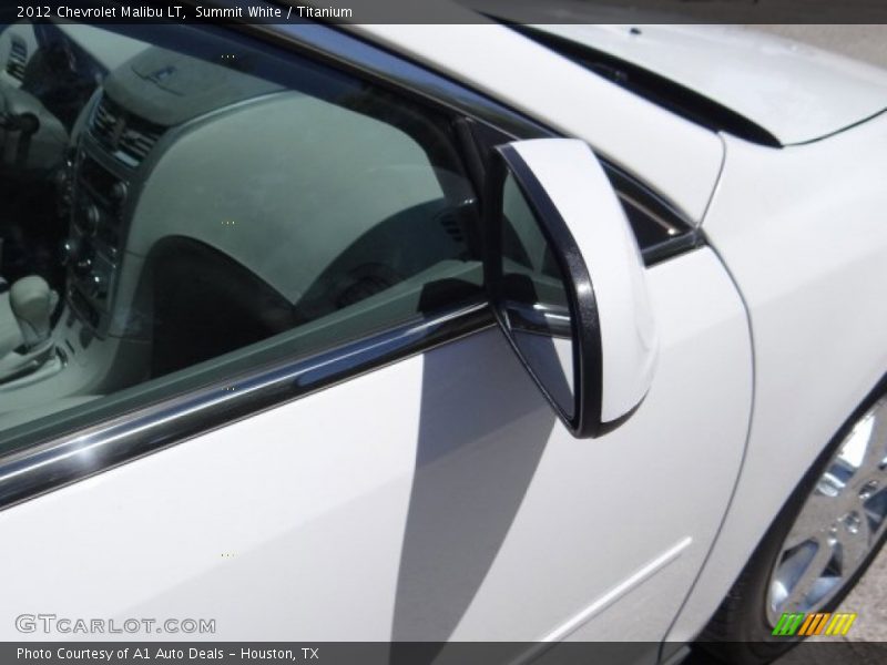 Summit White / Titanium 2012 Chevrolet Malibu LT