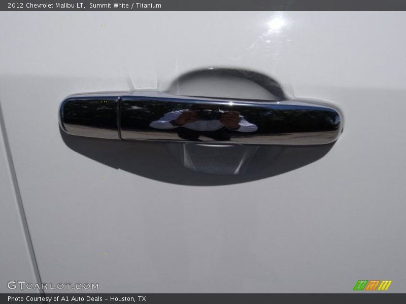 Summit White / Titanium 2012 Chevrolet Malibu LT