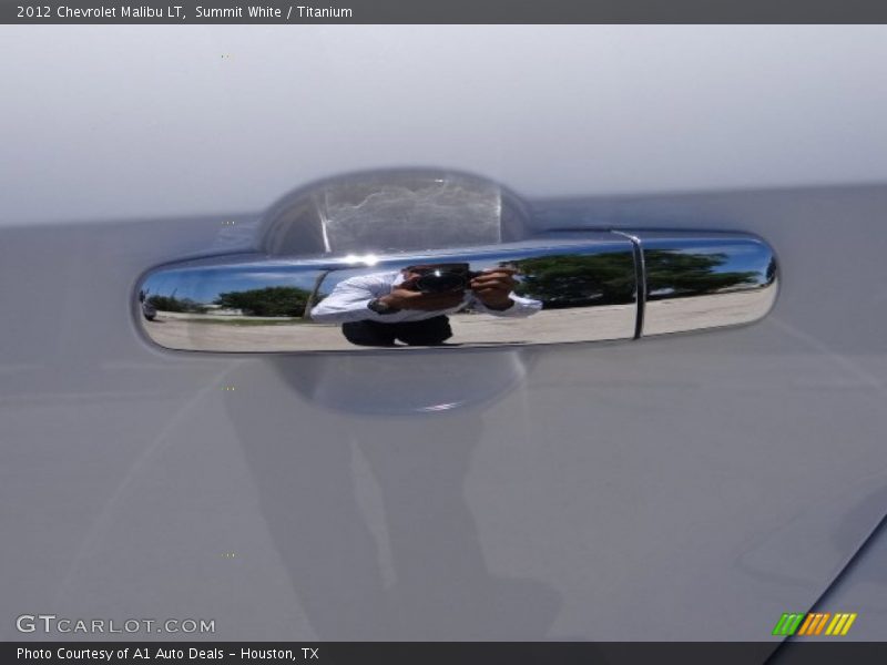 Summit White / Titanium 2012 Chevrolet Malibu LT