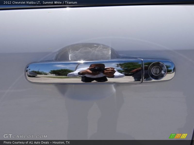 Summit White / Titanium 2012 Chevrolet Malibu LT
