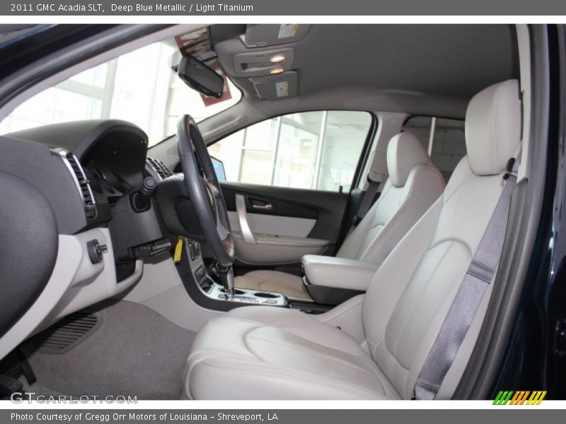 Deep Blue Metallic / Light Titanium 2011 GMC Acadia SLT