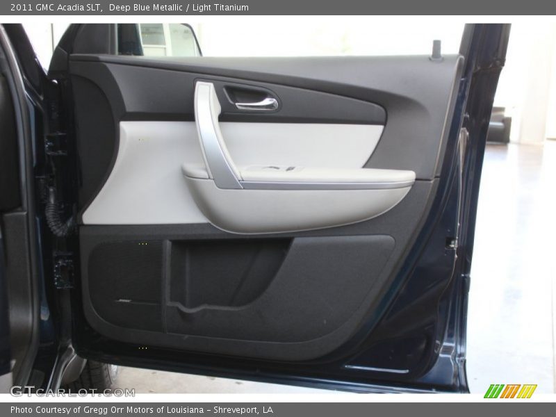 Deep Blue Metallic / Light Titanium 2011 GMC Acadia SLT