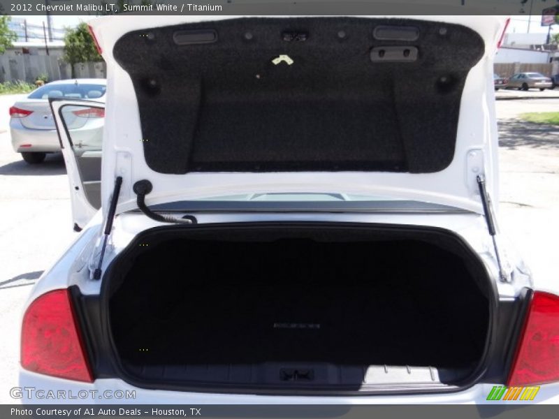 Summit White / Titanium 2012 Chevrolet Malibu LT