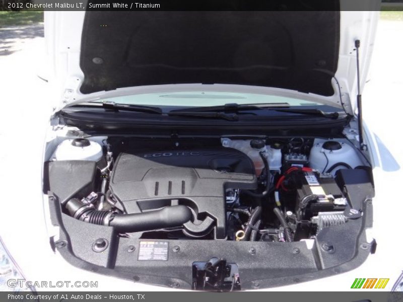 Summit White / Titanium 2012 Chevrolet Malibu LT