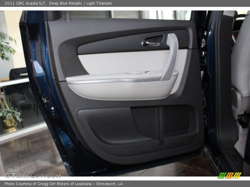 Deep Blue Metallic / Light Titanium 2011 GMC Acadia SLT
