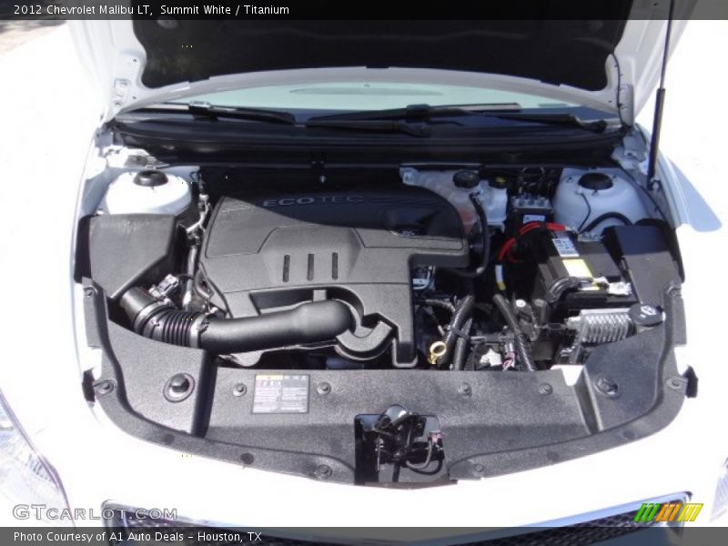 Summit White / Titanium 2012 Chevrolet Malibu LT
