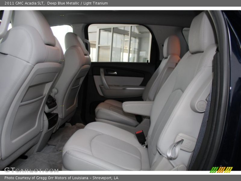 Deep Blue Metallic / Light Titanium 2011 GMC Acadia SLT
