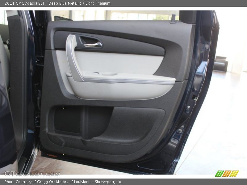 Deep Blue Metallic / Light Titanium 2011 GMC Acadia SLT