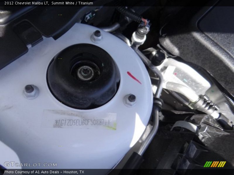 Summit White / Titanium 2012 Chevrolet Malibu LT