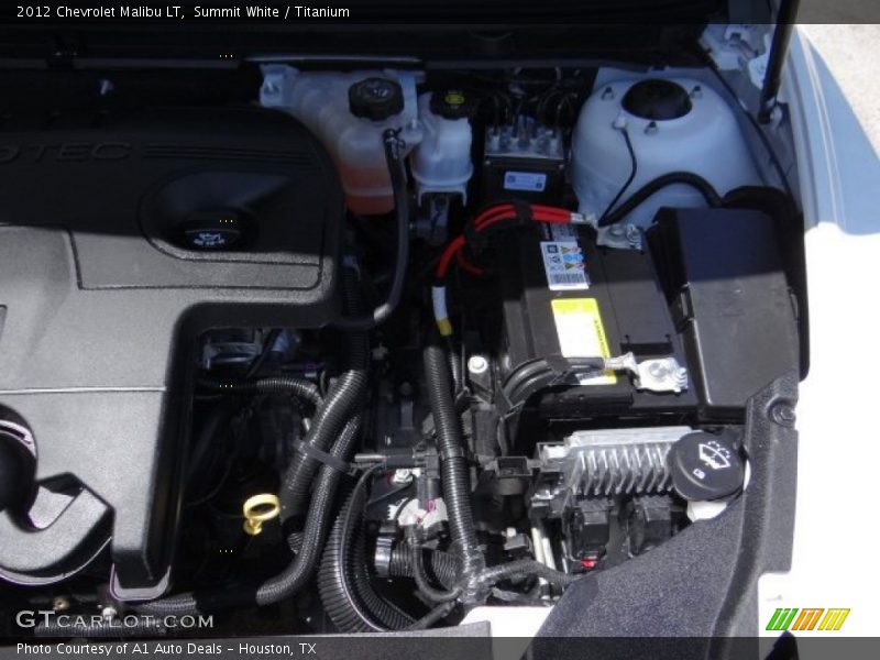 Summit White / Titanium 2012 Chevrolet Malibu LT