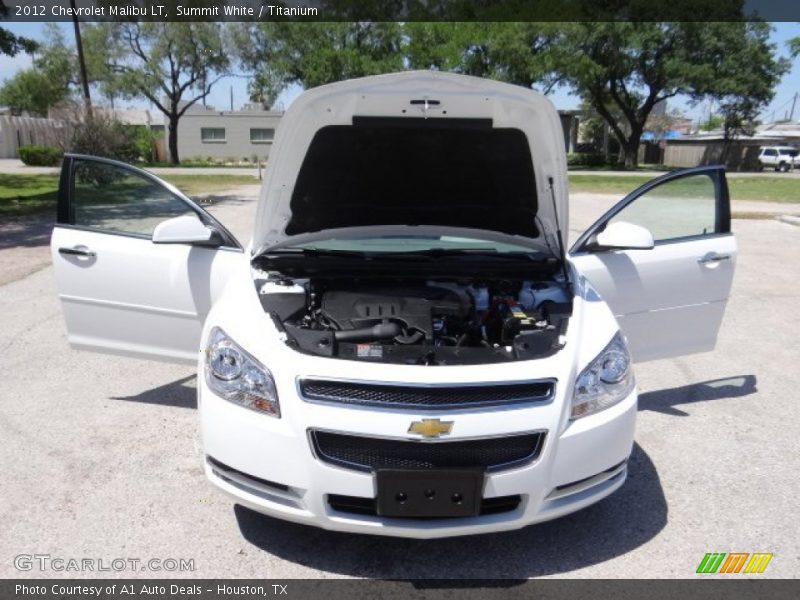 Summit White / Titanium 2012 Chevrolet Malibu LT