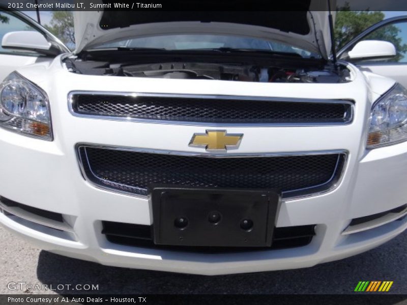 Summit White / Titanium 2012 Chevrolet Malibu LT
