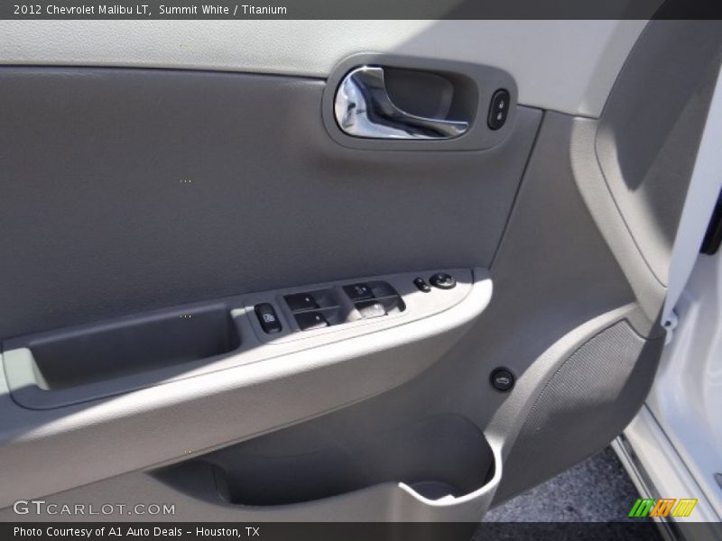 Summit White / Titanium 2012 Chevrolet Malibu LT