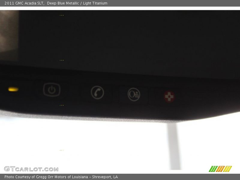 Deep Blue Metallic / Light Titanium 2011 GMC Acadia SLT