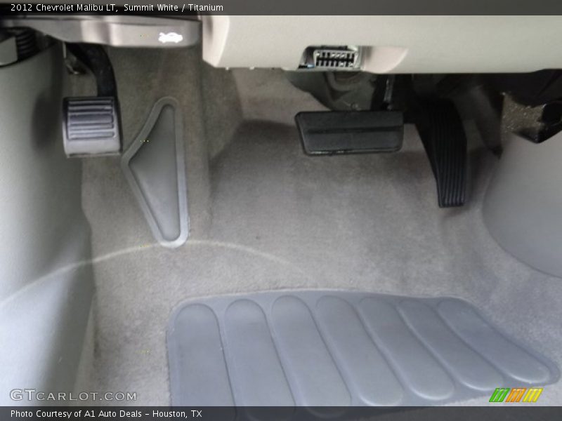 Summit White / Titanium 2012 Chevrolet Malibu LT