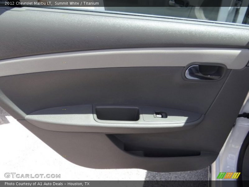 Summit White / Titanium 2012 Chevrolet Malibu LT