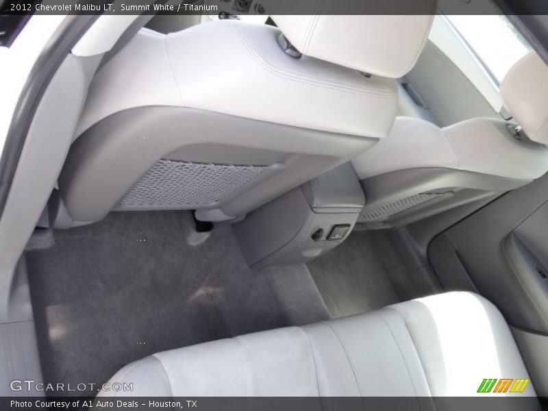 Summit White / Titanium 2012 Chevrolet Malibu LT