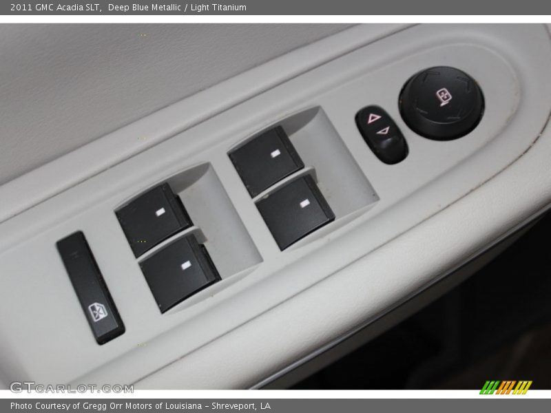 Deep Blue Metallic / Light Titanium 2011 GMC Acadia SLT