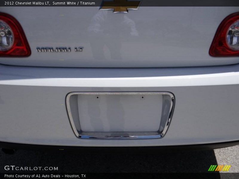 Summit White / Titanium 2012 Chevrolet Malibu LT