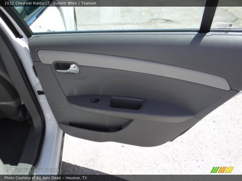 Summit White / Titanium 2012 Chevrolet Malibu LT