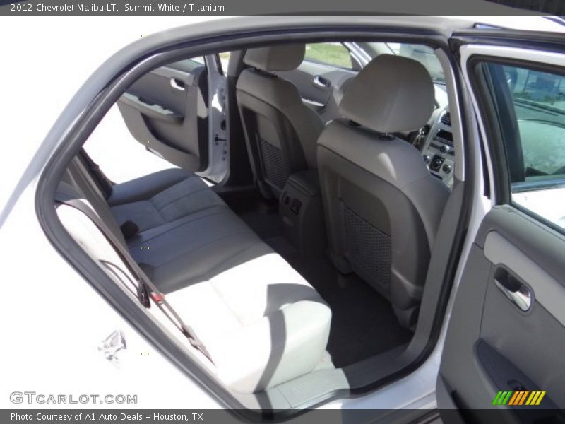 Summit White / Titanium 2012 Chevrolet Malibu LT
