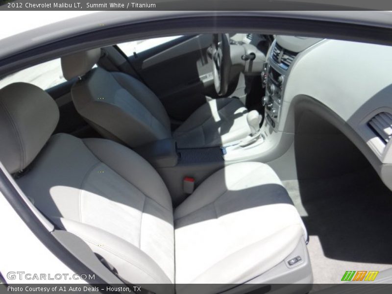 Summit White / Titanium 2012 Chevrolet Malibu LT