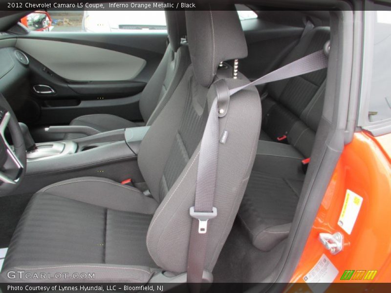 Inferno Orange Metallic / Black 2012 Chevrolet Camaro LS Coupe