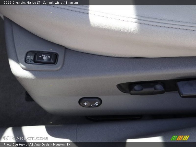 Summit White / Titanium 2012 Chevrolet Malibu LT