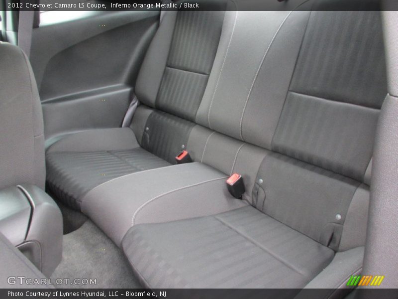 Rear Seat of 2012 Camaro LS Coupe
