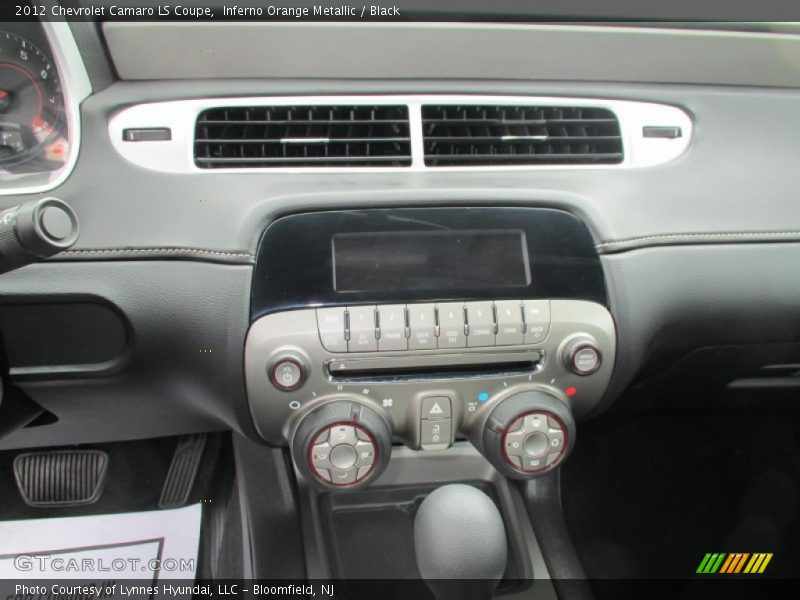 Controls of 2012 Camaro LS Coupe