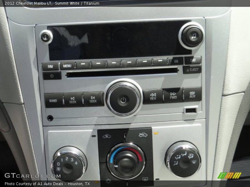 Summit White / Titanium 2012 Chevrolet Malibu LT