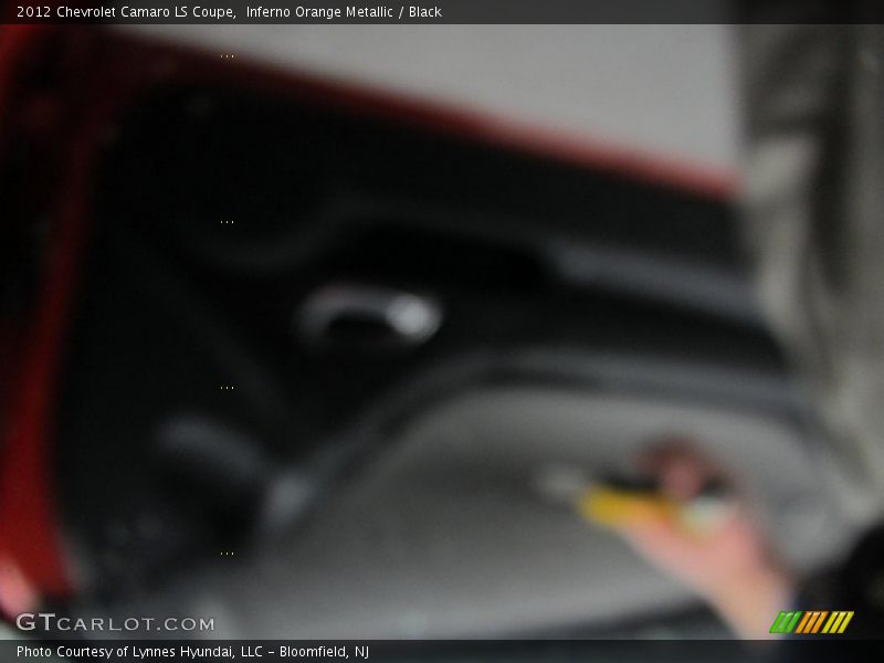 Inferno Orange Metallic / Black 2012 Chevrolet Camaro LS Coupe