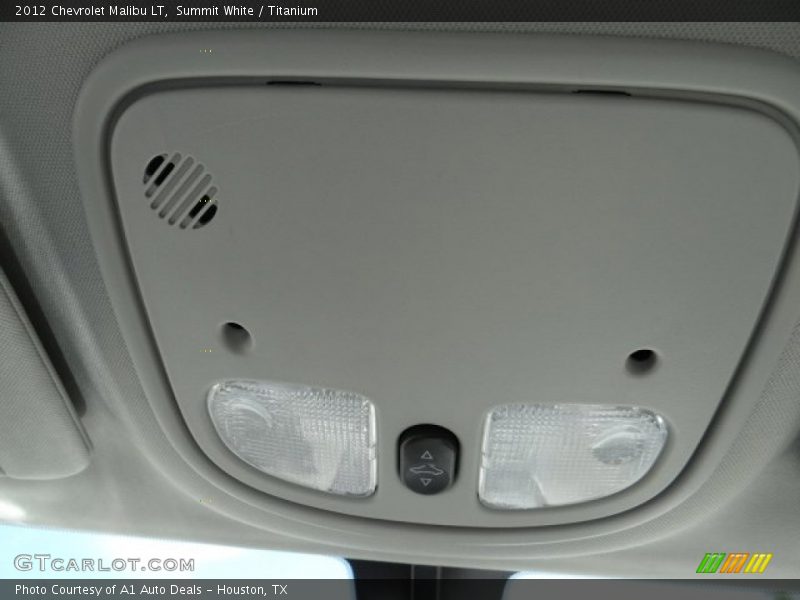 Summit White / Titanium 2012 Chevrolet Malibu LT