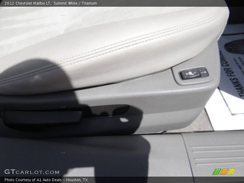 Summit White / Titanium 2012 Chevrolet Malibu LT