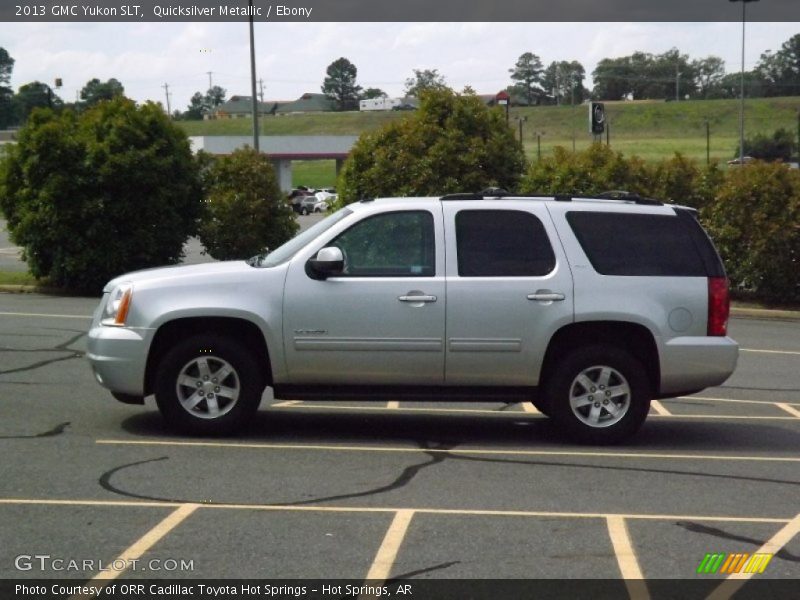 Quicksilver Metallic / Ebony 2013 GMC Yukon SLT