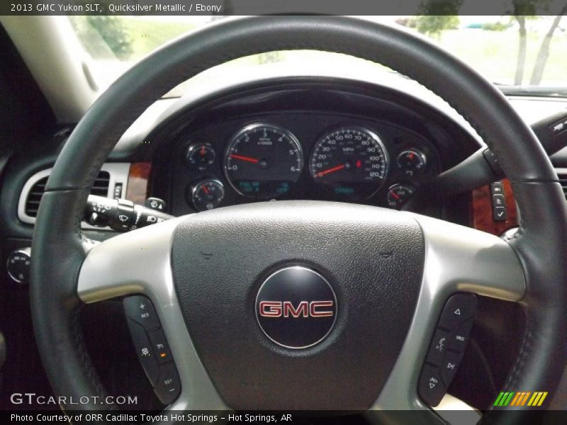 Quicksilver Metallic / Ebony 2013 GMC Yukon SLT