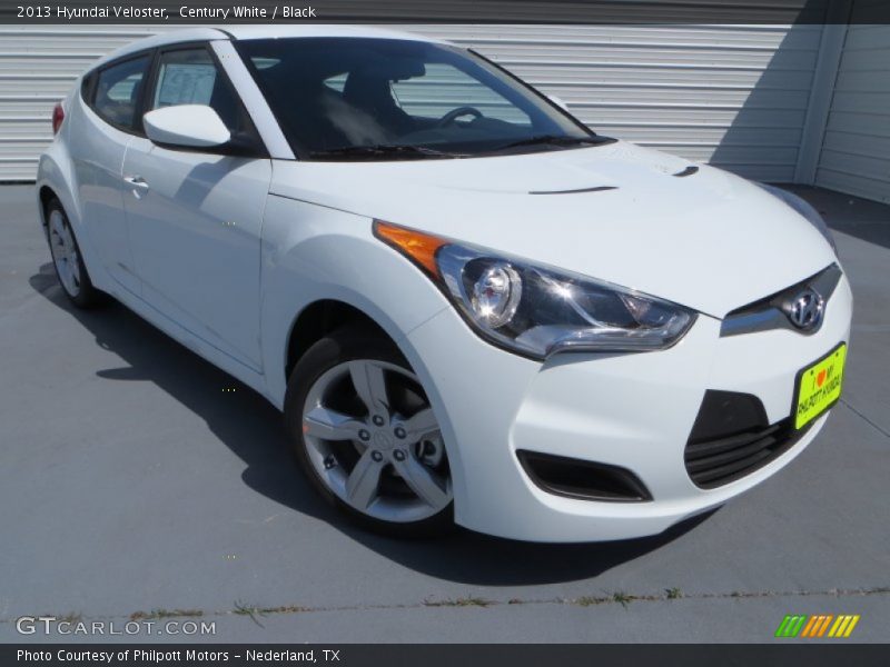 Century White / Black 2013 Hyundai Veloster