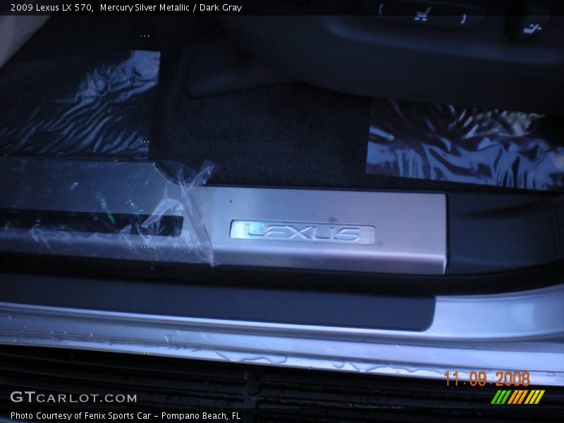 Mercury Silver Metallic / Dark Gray 2009 Lexus LX 570