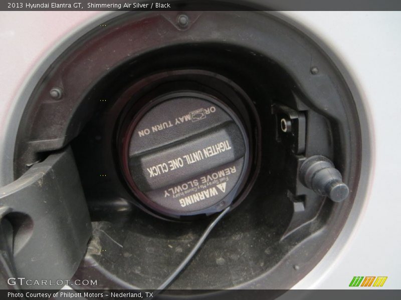 Shimmering Air Silver / Black 2013 Hyundai Elantra GT