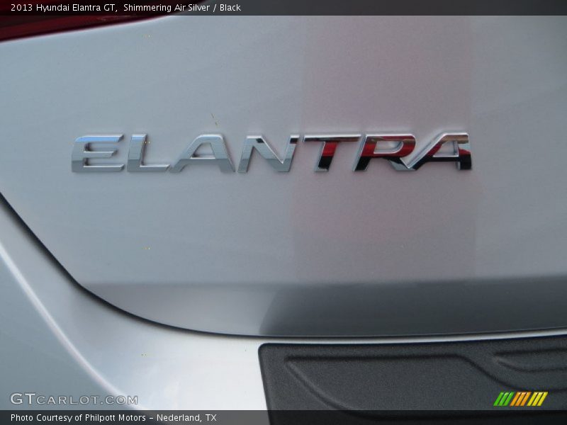 Shimmering Air Silver / Black 2013 Hyundai Elantra GT