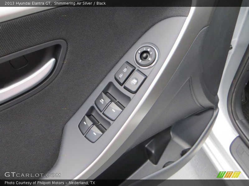 Shimmering Air Silver / Black 2013 Hyundai Elantra GT